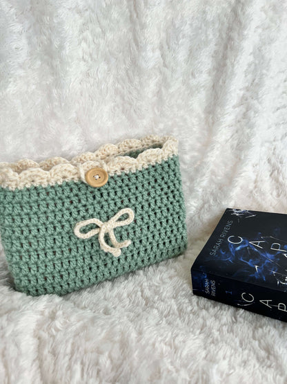 Pochette de lecture crochetée - broché