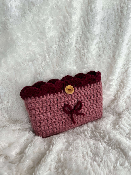 Pochette de lecture crochetée - livre de poche